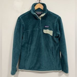 Patagonia Women's Re-Tool Snap-T Pullover Beryl Green X-Dye M